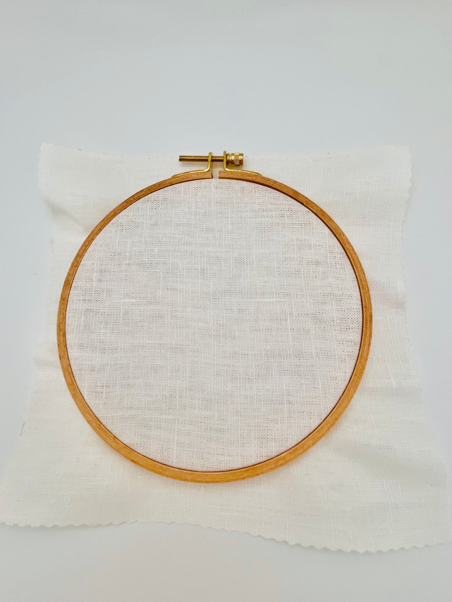 Linen Embroidery Fabric Bundle (two sizes available - 8" or 12" squares)