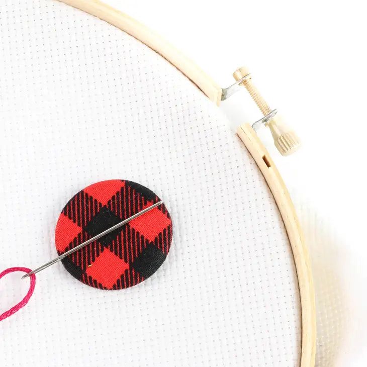 Needle Minder - Buffalo Plaid, Embroidery Tool