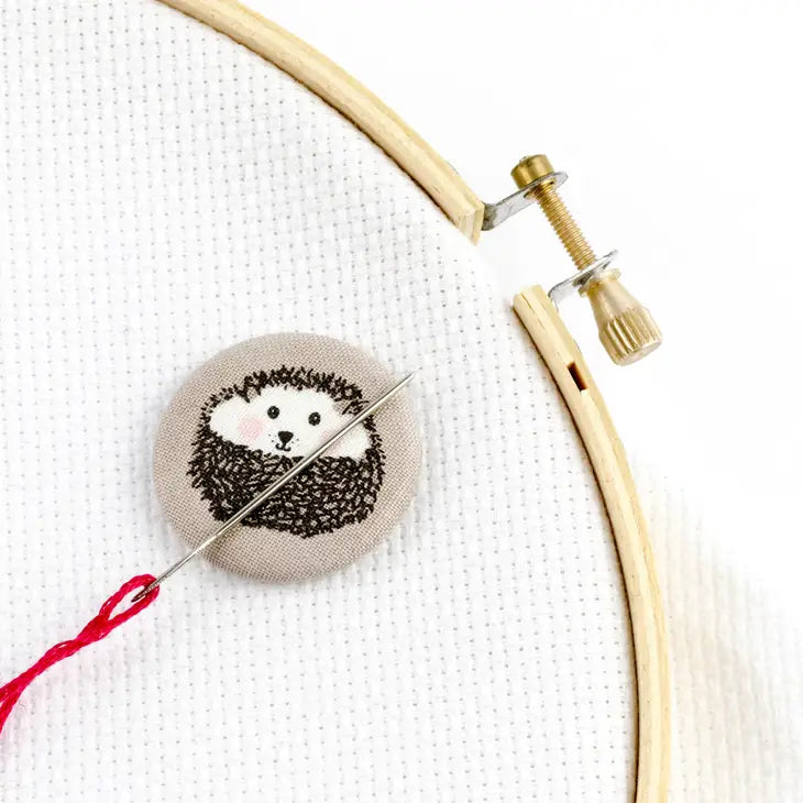 Needle Minder - Hedgehogs, Embroidery Tool