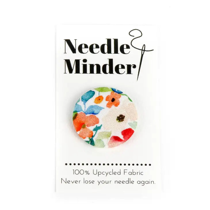 Needle Minder - Watercolor Flowers, Embroidery Tool