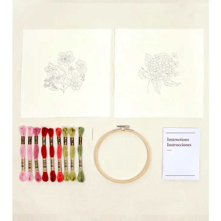 DMC Blissful Blooms Embroidery Kit