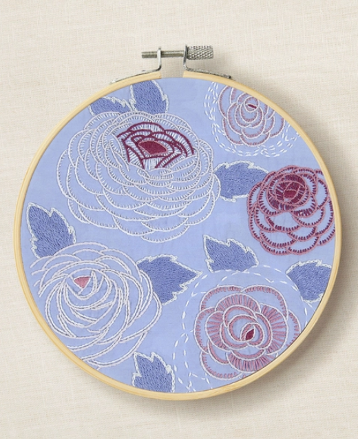 DMC Designer Embroidery Kit - Ranunculus