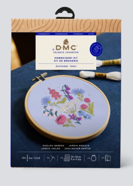 DMC Designer Embroidery Kit - English Garden